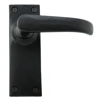 Cardea Black Lever Plate - Plate 127mm x 40mm